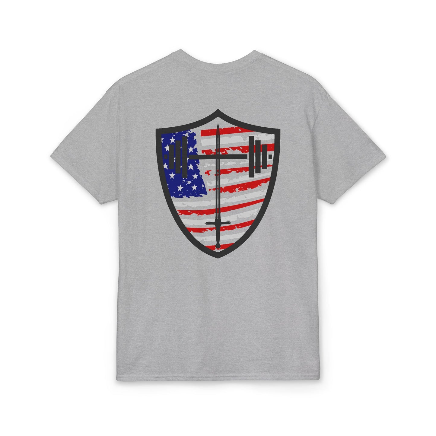 Bible & Barbell Patriotic Logo T-Shirt