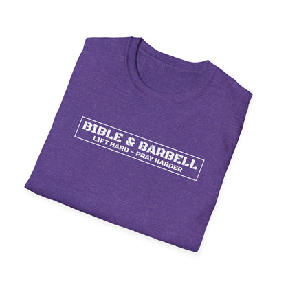 Bible & Barbell Logo Unisex Softstyle T-Shirt