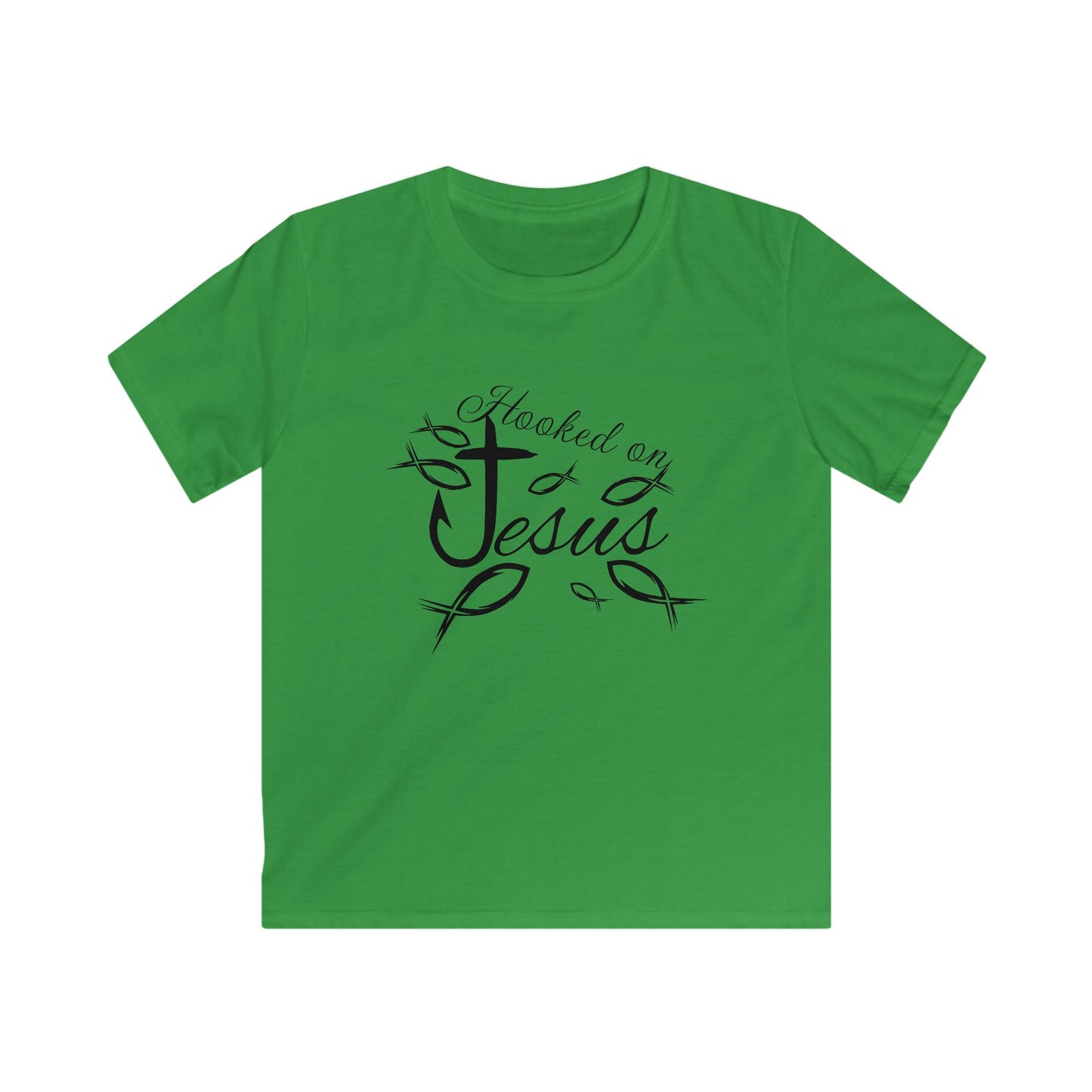 Hooked on Jesus Youth T-Shirt