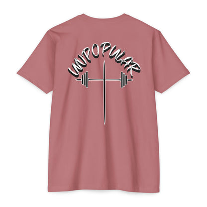 "UNPOPULAR" Unisex Fitness T-Shirt: Empower Your Workout, Gym Apparel, Casual Wear, Training Gear, Gift for Fitness Enthusiasts.