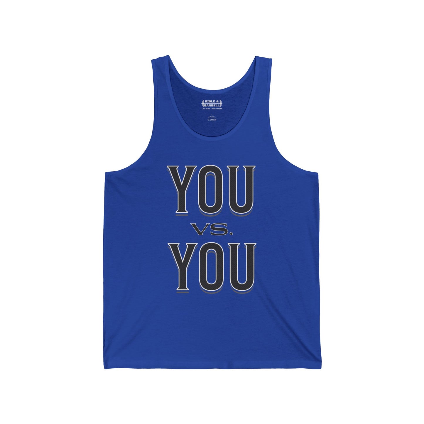 You vs. You Tank Top — Motivational Gym Tank for Self-Improvement