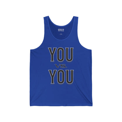 You vs. You Tank Top — Motivational Gym Tank for Self-Improvement