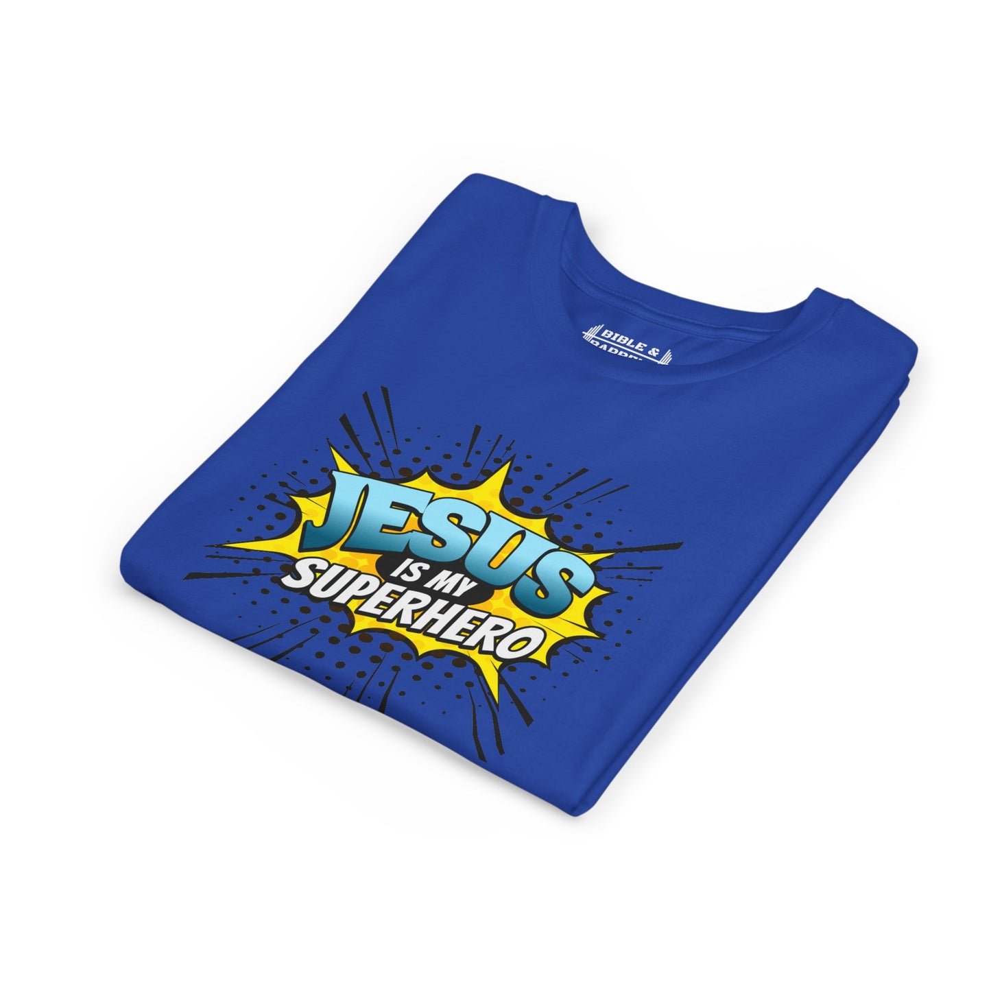 Jesus Is My Superhero Youth Tee