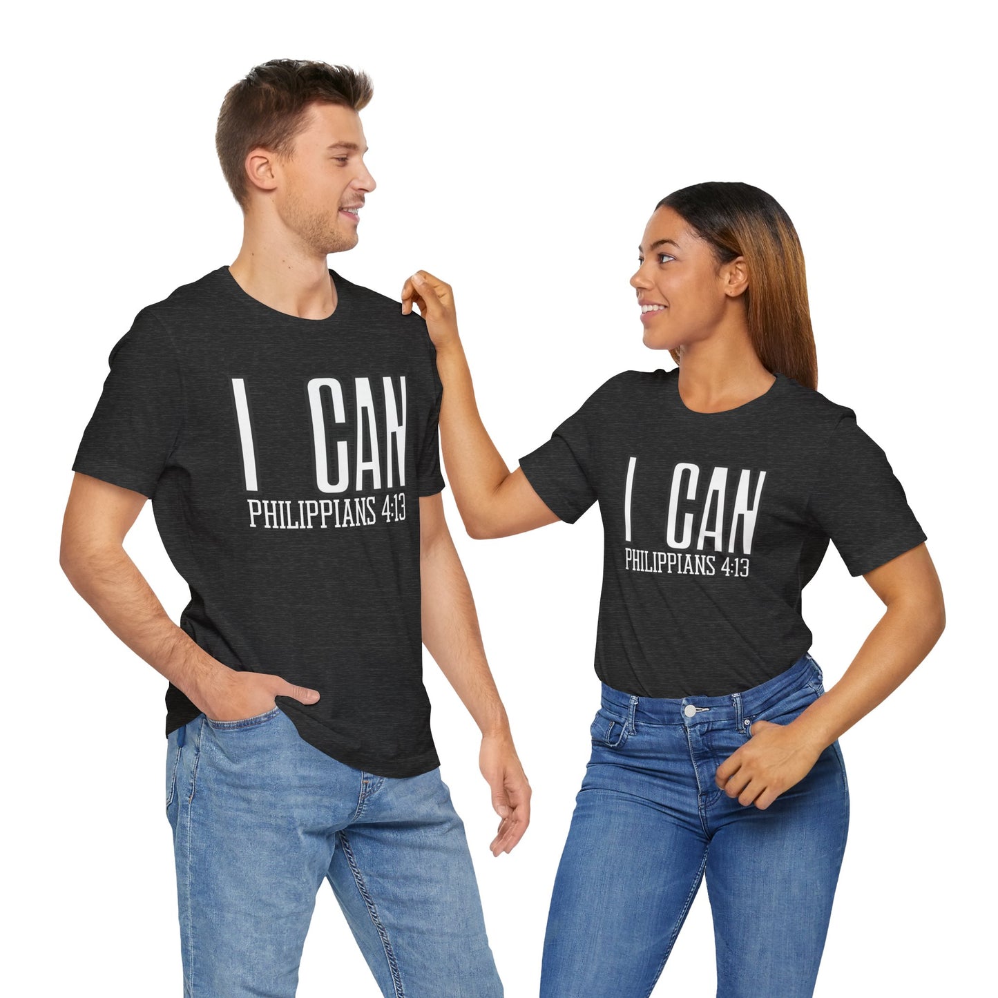 I Can - Philippians 4:13 Unisex Short Sleeve Tee