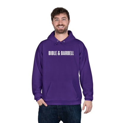 Lift Hard Pray Harder Hoodie — Bible & Barbell Faith Workout Pullover