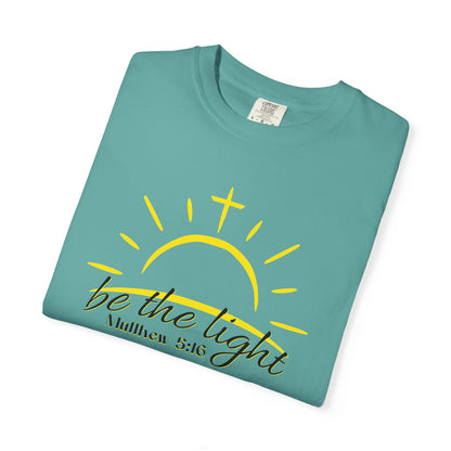 Be the Light T-Shirt — Matthew 5:16 Christian Faith Tee