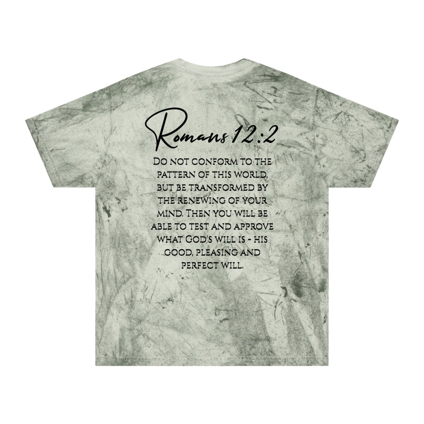 Romans 12:2 Color Blast T-Shirt