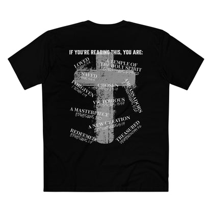 Affirmations Christian Cross Tee — Inspirational Scripture Design