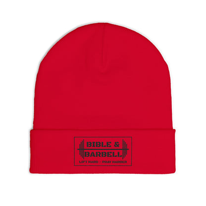 Bible & Barbell Knit Beanie