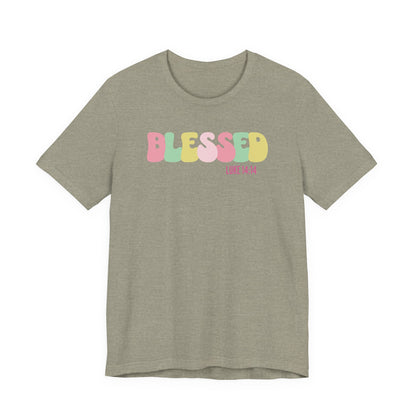 Blessed - Luke 14:14 Unisex Jersey Tee