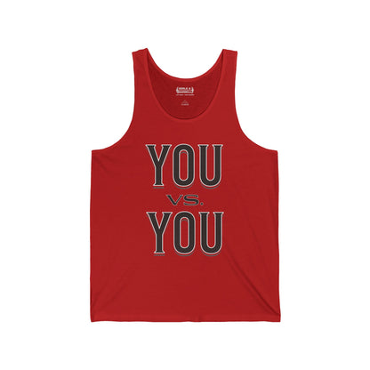 You vs. You Tank Top — Motivational Gym Tank for Self-Improvement