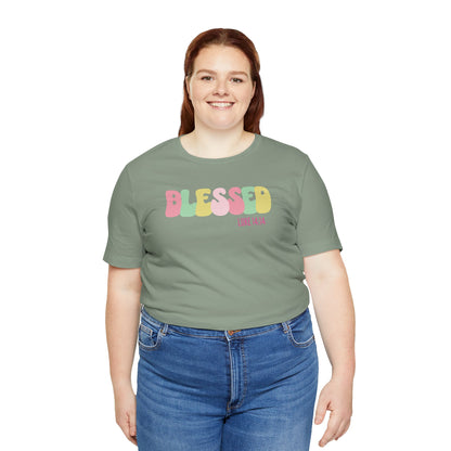 Blessed - Luke 14:14 Unisex Jersey Tee