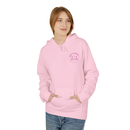 Bible & Barbell Pink Logo Hoodie
