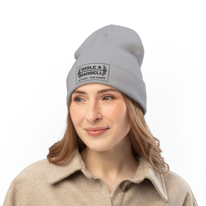 Bible & Barbell Knit Beanie