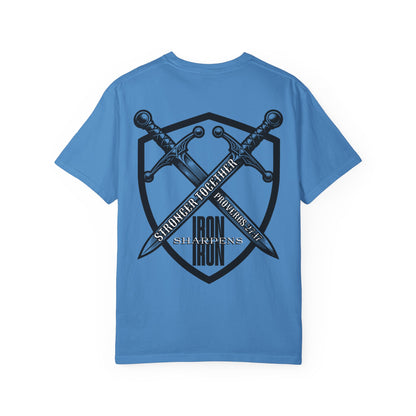 Iron Sharpens Iron Proverbs 27:17 T-Shirt