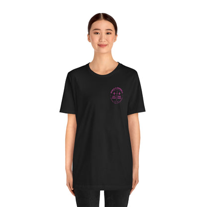 Women's Pink Circle Logo T-Shirt