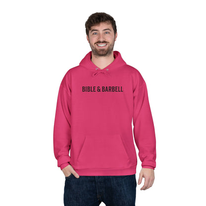 Lift Hard Pray Harder Hoodie — Bible & Barbell Faith Workout Pullover