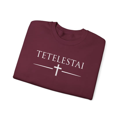 TETELESTAI - "It Is Finished" - Cross Crewneck Sweatshirt