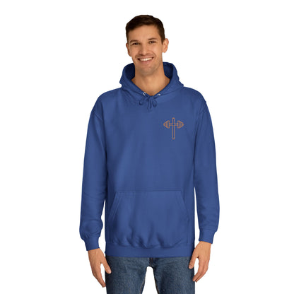 Strength In The Lord - Psalm 28:7 Unisex College Hoodie