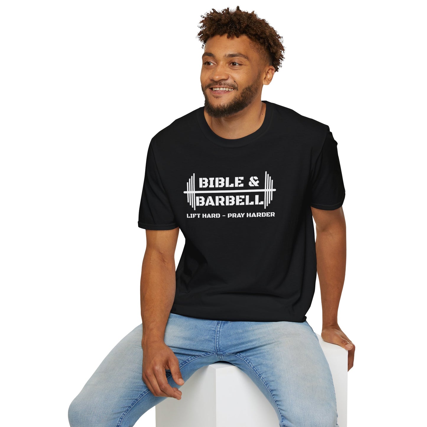 Bible & Barbell - John 15:5 T-Shirt