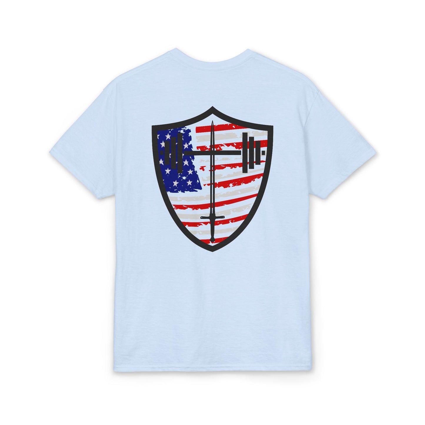 Bible & Barbell Patriotic Logo T-Shirt