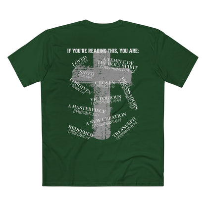Affirmations Christian Cross Tee — Inspirational Scripture Design