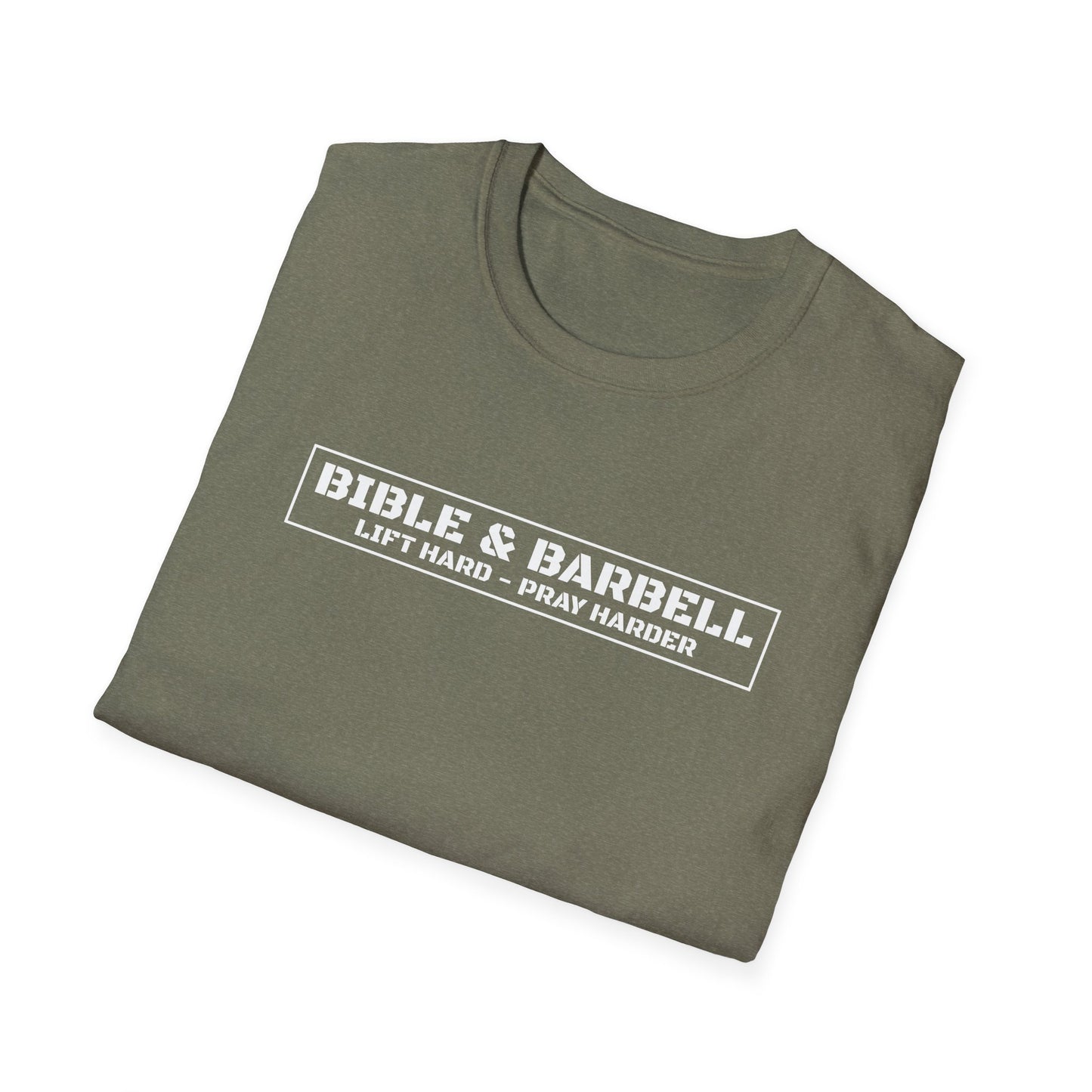 Bible & Barbell Logo Unisex Softstyle T-Shirt