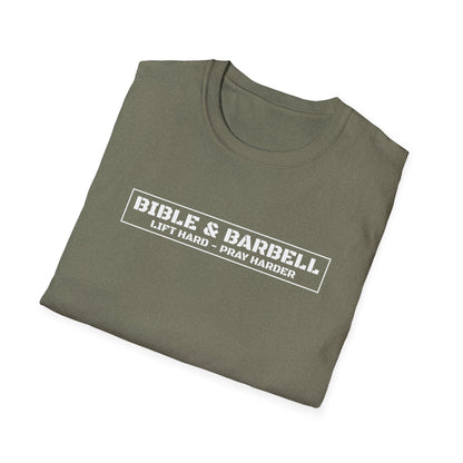 Bible & Barbell Logo Unisex Softstyle T-Shirt