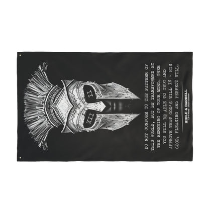 ROMANS 12:2 WARRIOR Flag