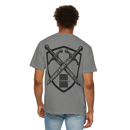 Iron Sharpens Iron Proverbs 27:17 T-Shirt