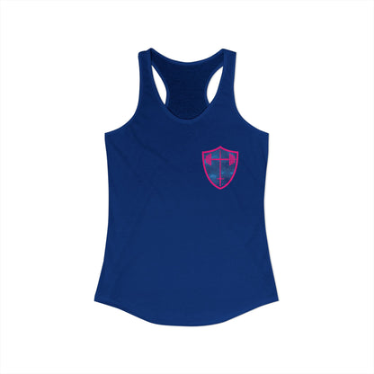 Yes, I lift like a girl - try to keep up - Women's Ideal Racerback Tank