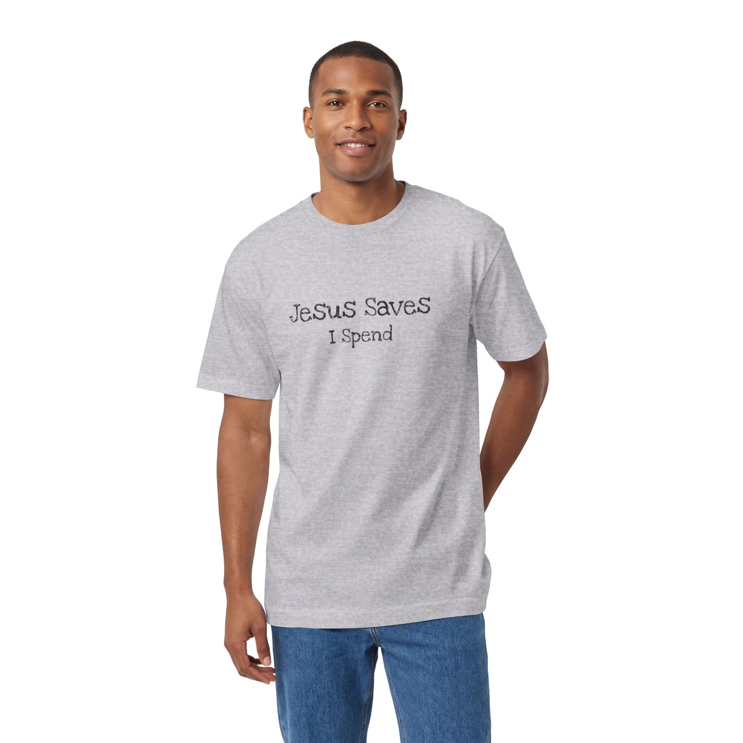 Jesus Saves - I Spend Tee — Funny Christian Faith T-Shirt