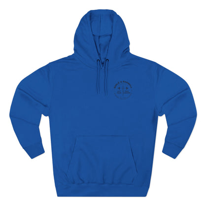 Bible & Barbell Logo Fleece Hoodie | Fitness Gift | Gym Apparel | Christian Hoodie | Workout Wear