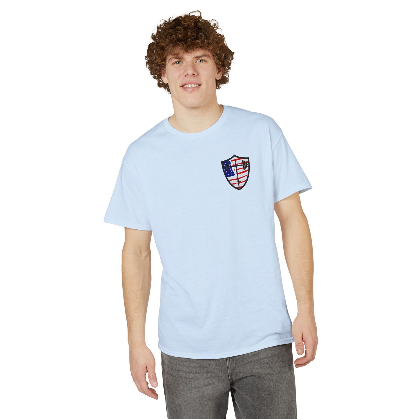 Bible & Barbell Patriotic Logo T-Shirt