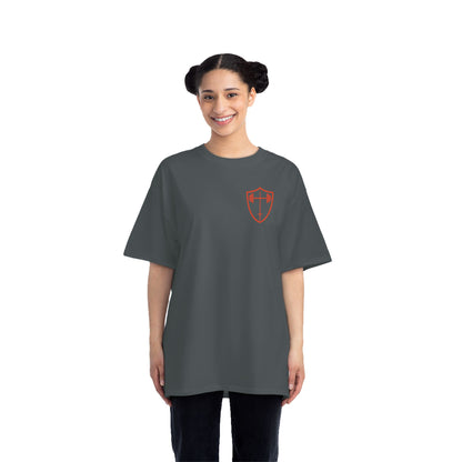 Unshakeable Psalm 27:1 Lighthouse T-Shirt — Christian Faith Graphic Tee