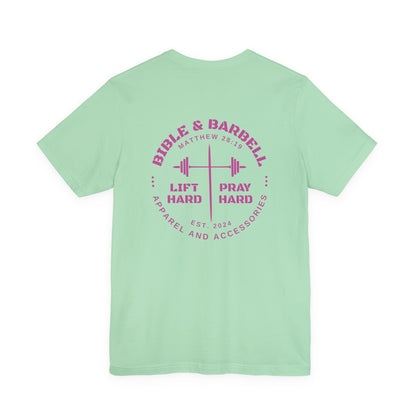 Women's Pink Circle Logo T-Shirt