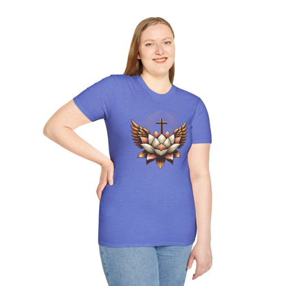 Faith-Inspired Lotus Design Women's T-Shirt