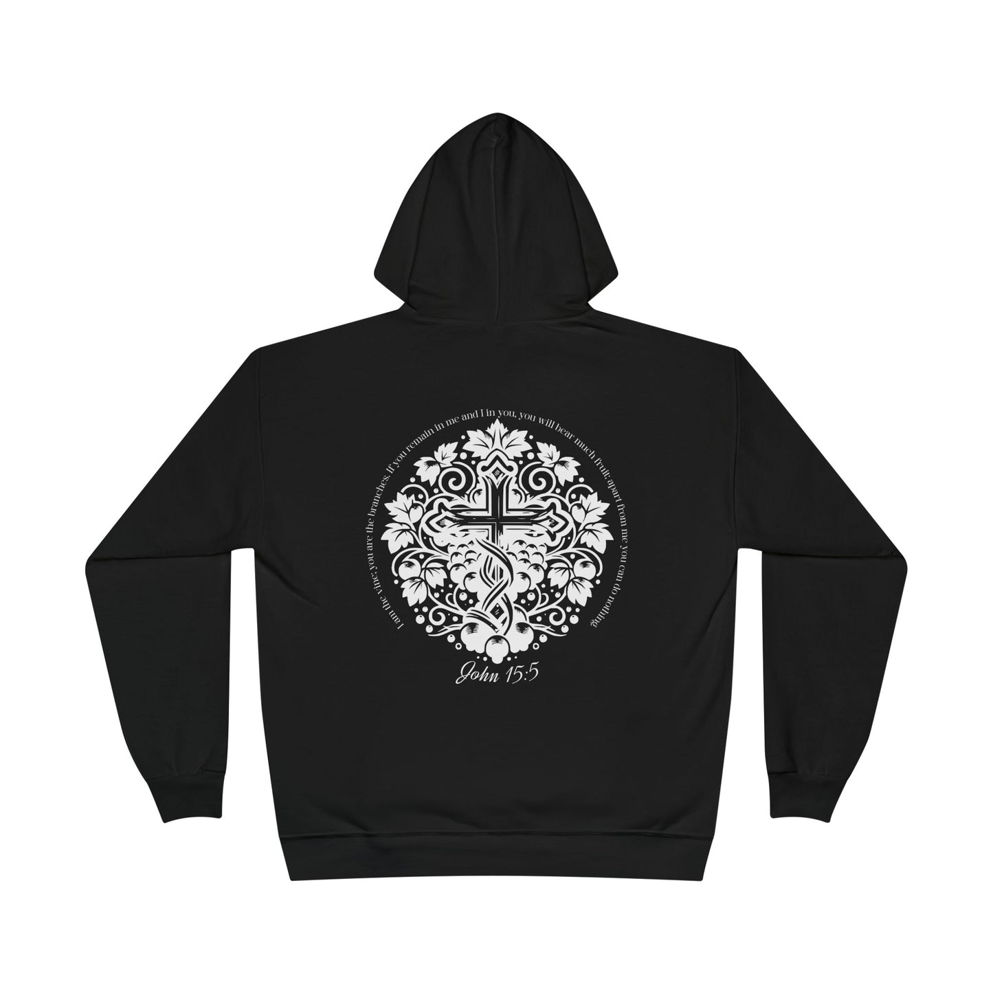 Bible & Barbell - John 15:5 Hoodie