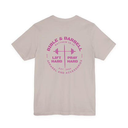 Women's Pink Circle Logo T-Shirt