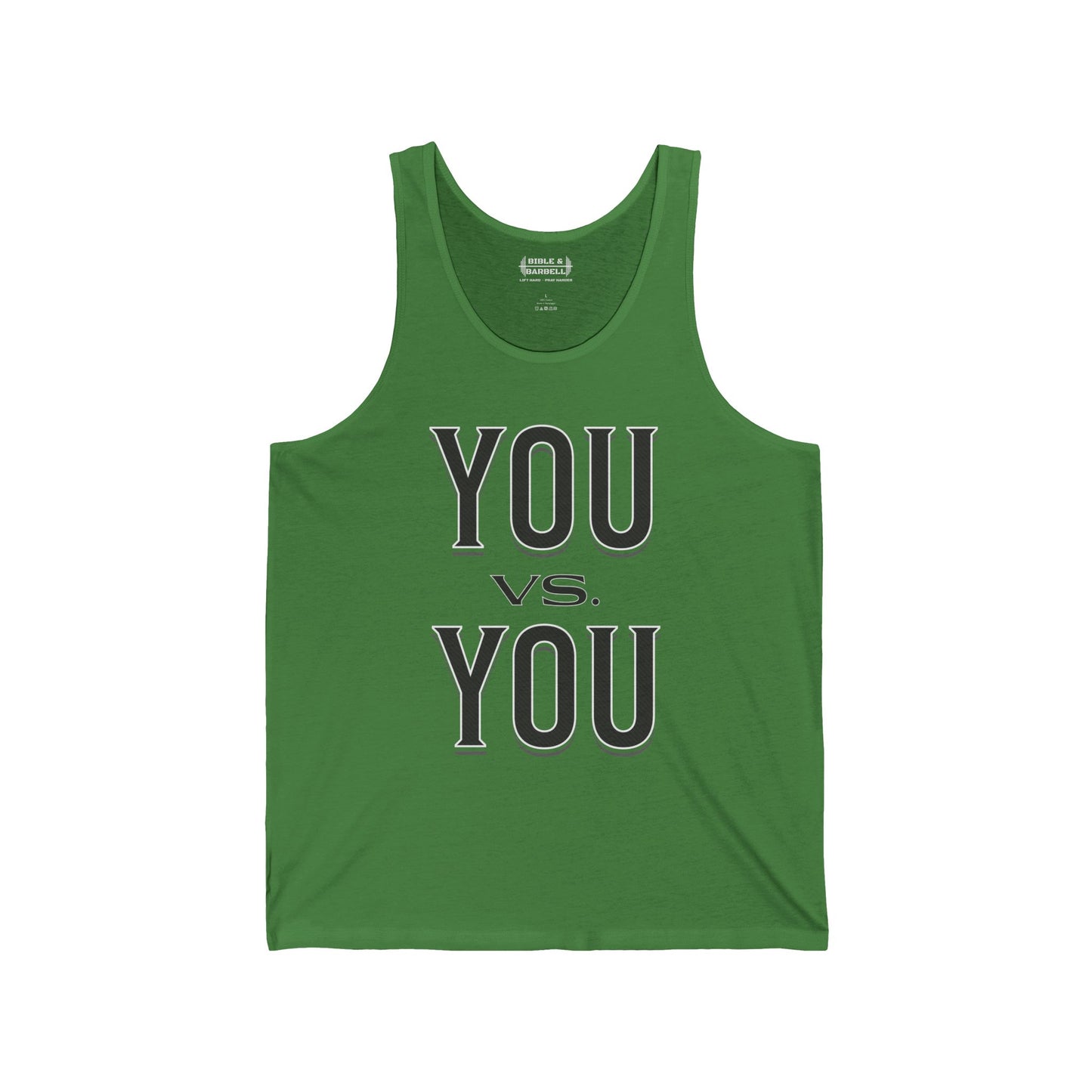 You vs. You Tank Top — Motivational Gym Tank for Self-Improvement