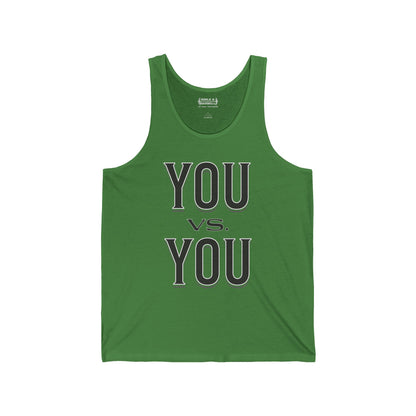 You vs. You Tank Top — Motivational Gym Tank for Self-Improvement