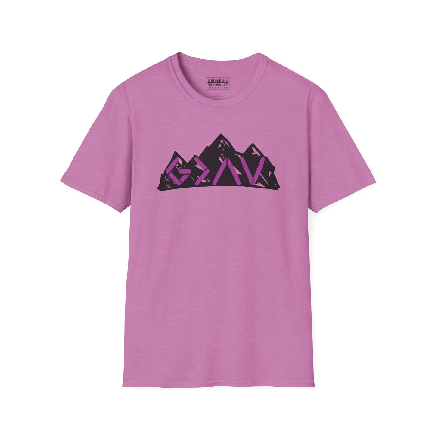 God Is Greater Mountain Vibes Unisex Softstyle T-Shirt