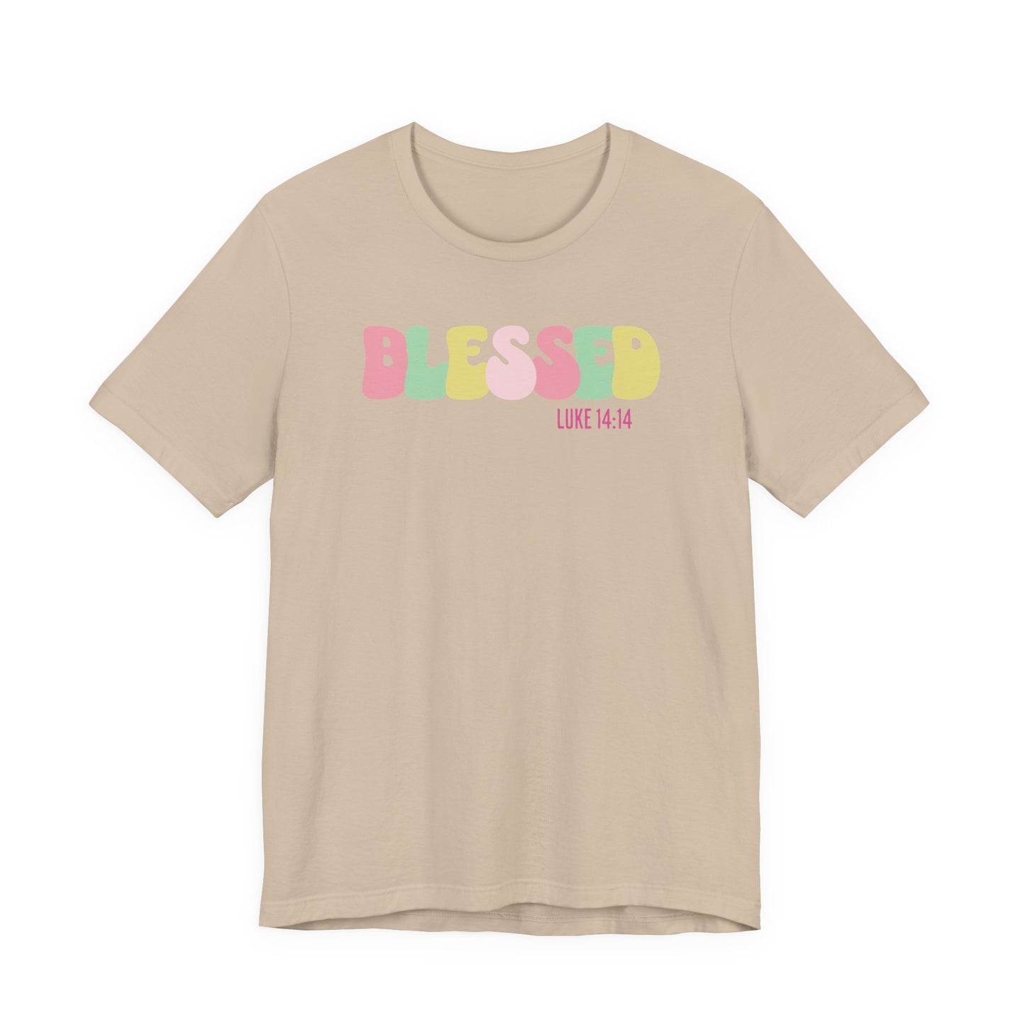 Blessed - Luke 14:14 Unisex Jersey Tee