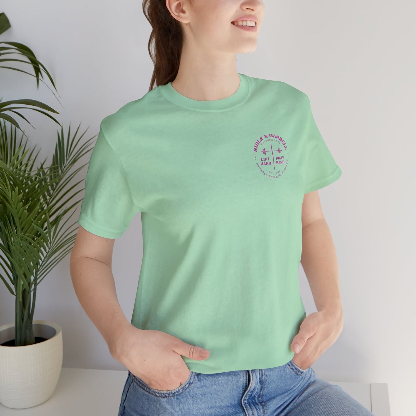 Women's Pink Circle Logo T-Shirt