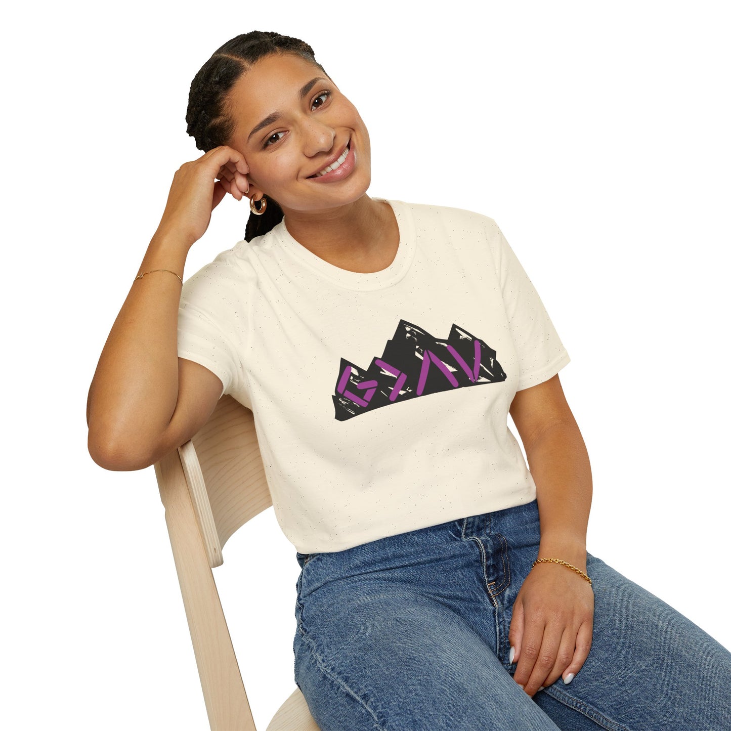 God Is Greater Mountain Vibes Unisex Softstyle T-Shirt