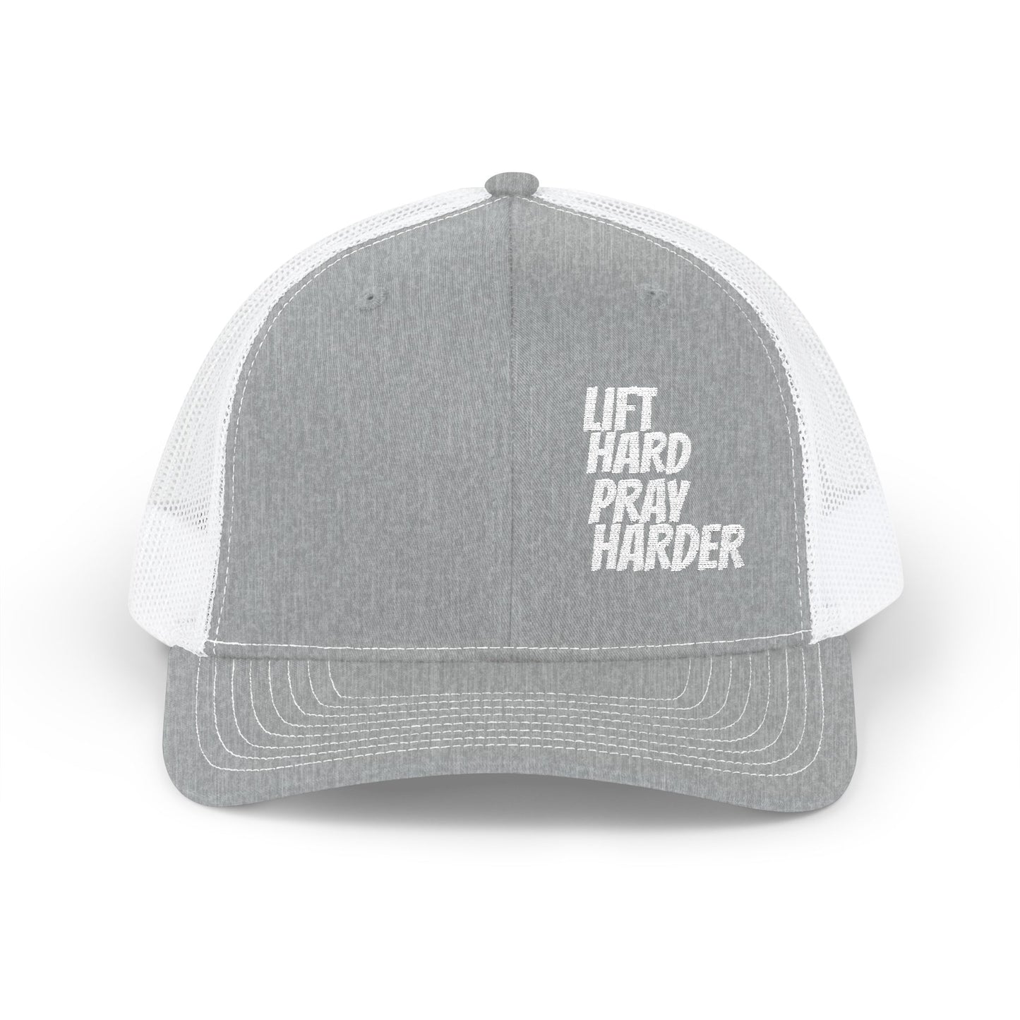 LIFT HARD PRAY HARDER Snapback Trucker Cap