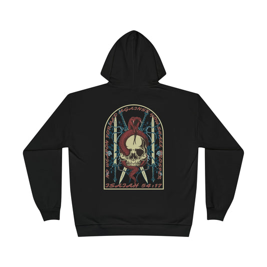 ISAIAH 54:17 Skull & Dagger Pullover Hoodie