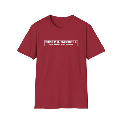 Bible & Barbell Logo Unisex Softstyle T-Shirt