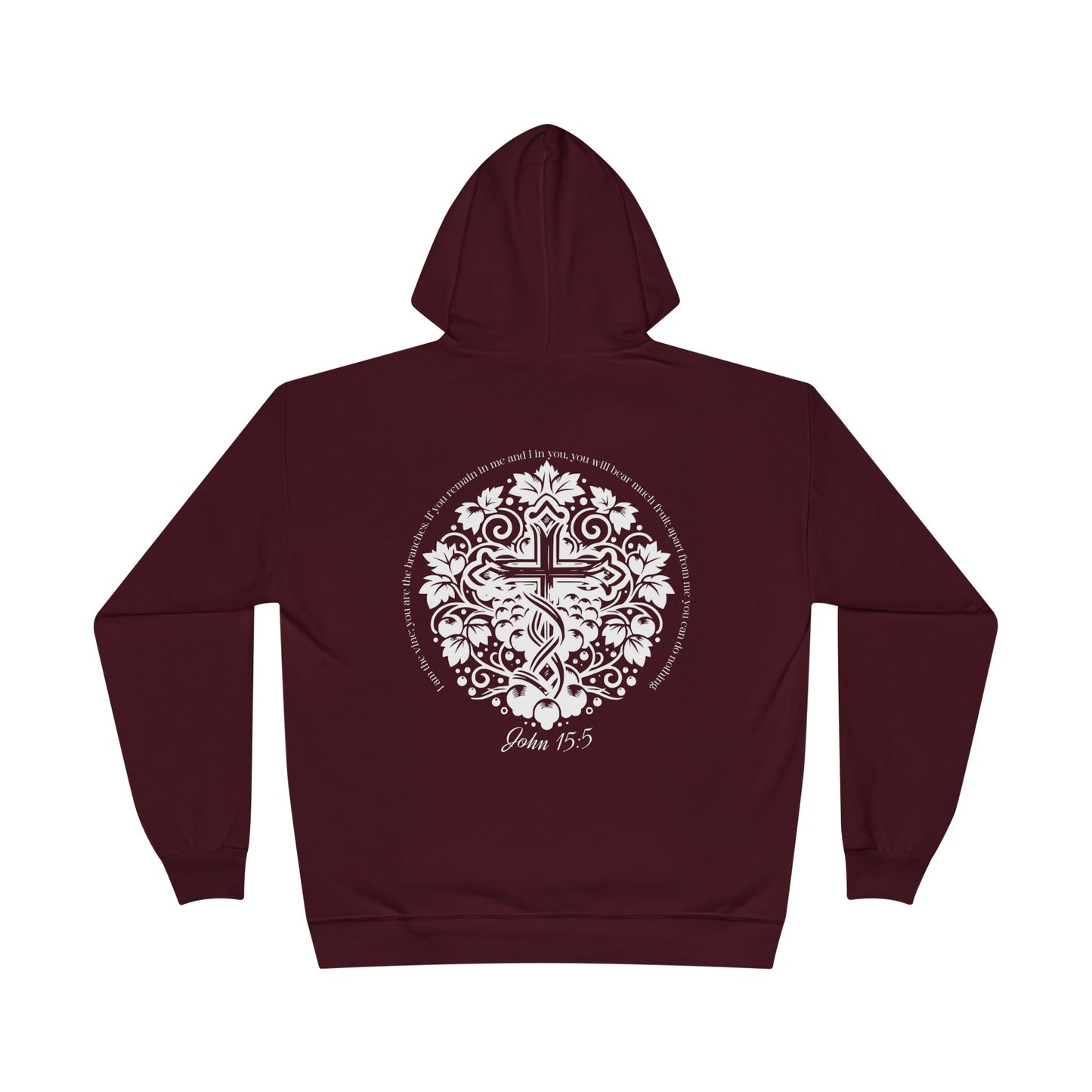 Bible & Barbell - John 15:5 Hoodie