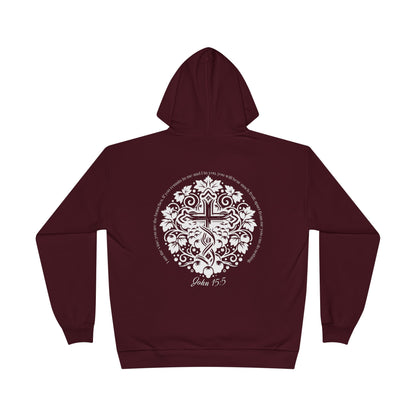 Bible & Barbell - John 15:5 Hoodie